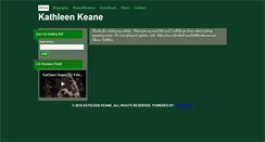 Desktop Screenshot of kathleenkeane.com